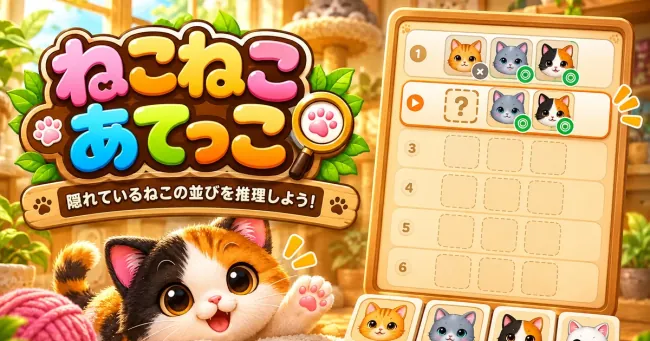ねこねこあてっこ