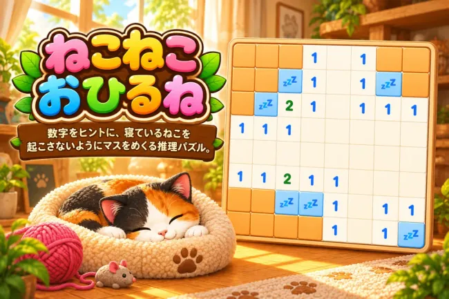 ねこねこおひるね